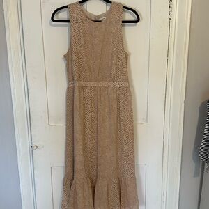 J Crew pink snakeskin dress